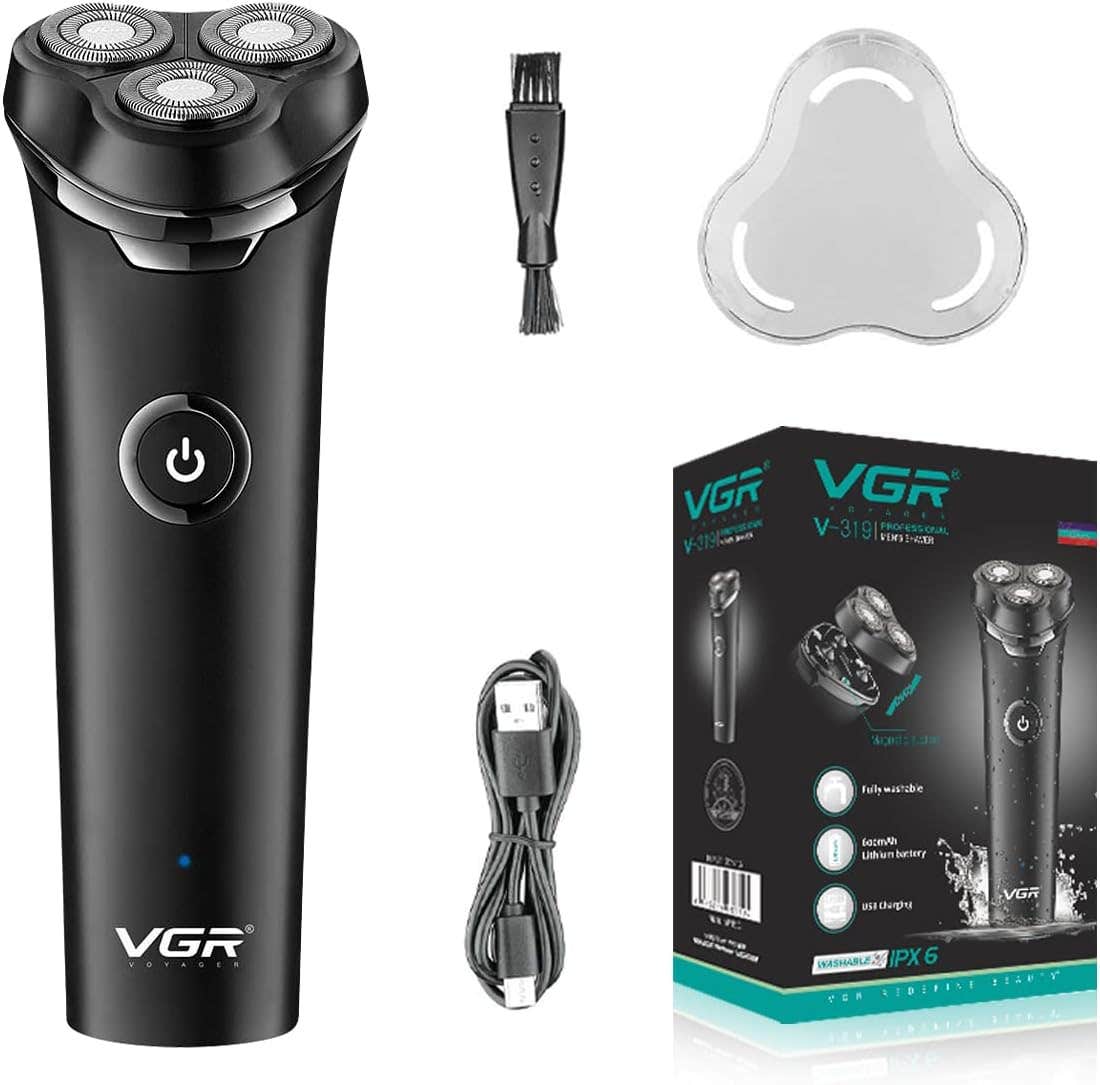 VGR V-319 Premium Cordless Waterproof Electric Shaver for Men