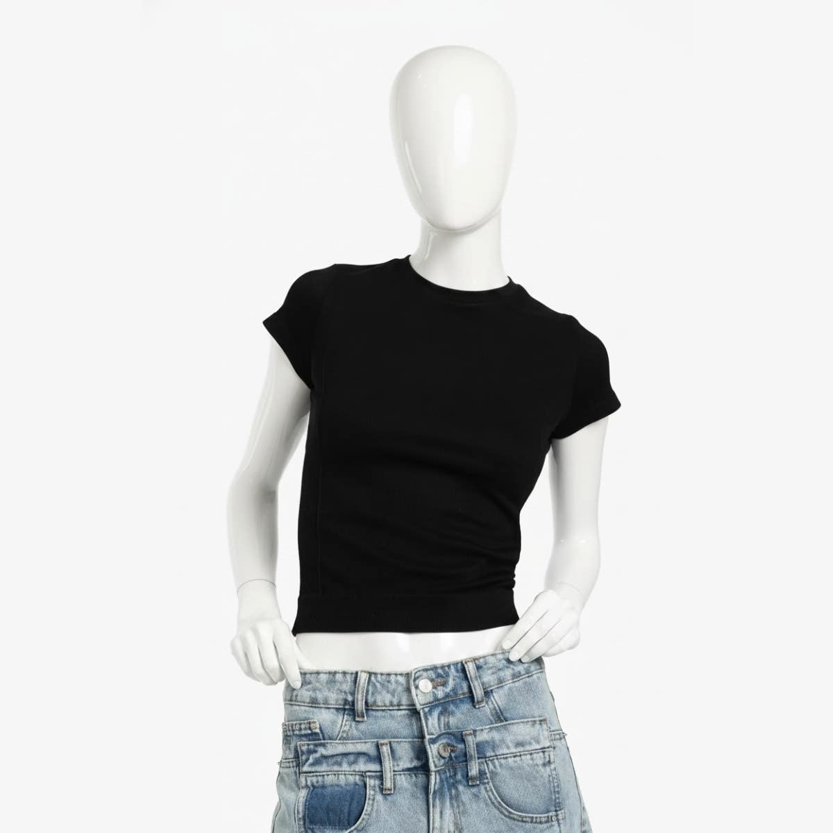 Microfiber Short Sleeves Top