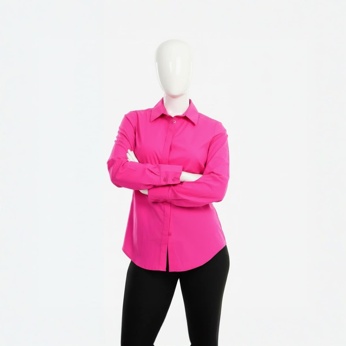Shirt with Full Hidden Placket