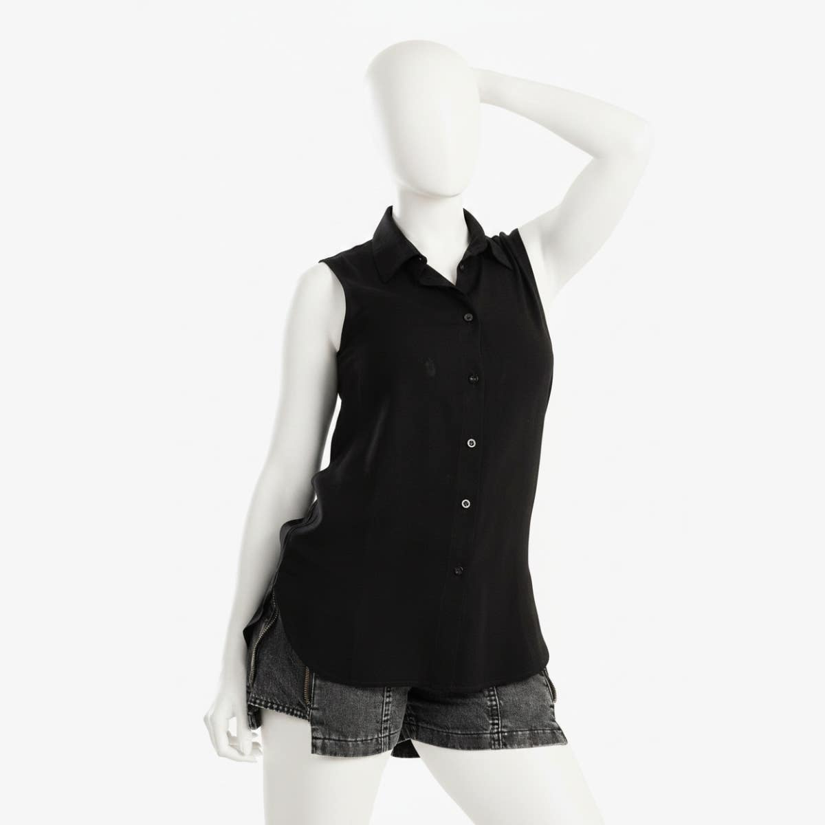 Cotton Sleeveless Shirt