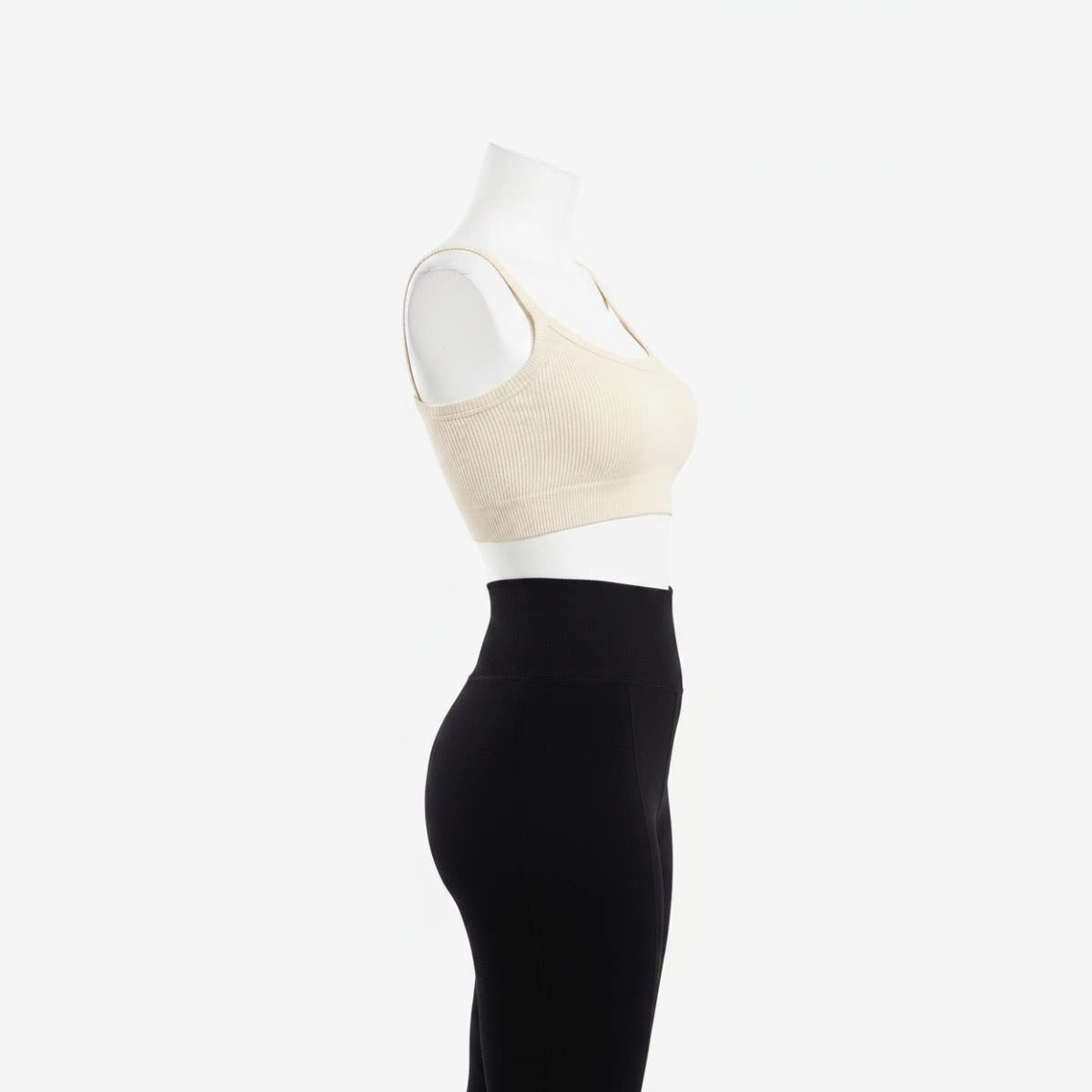 Plunge Neck Crop Top