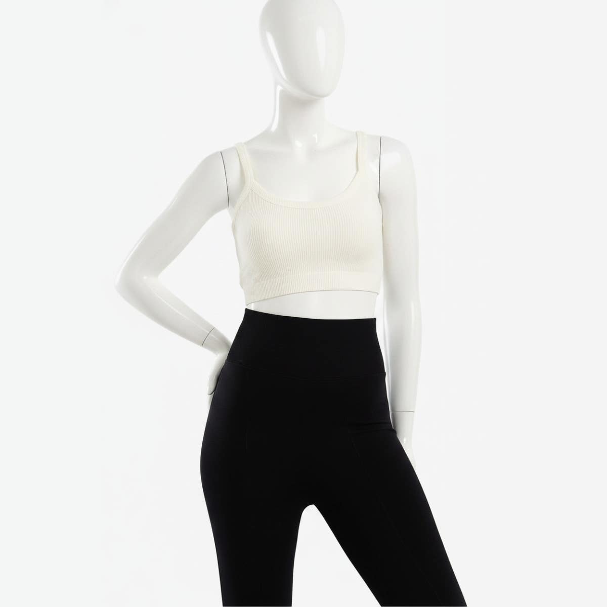 Plunge Neck Crop Top