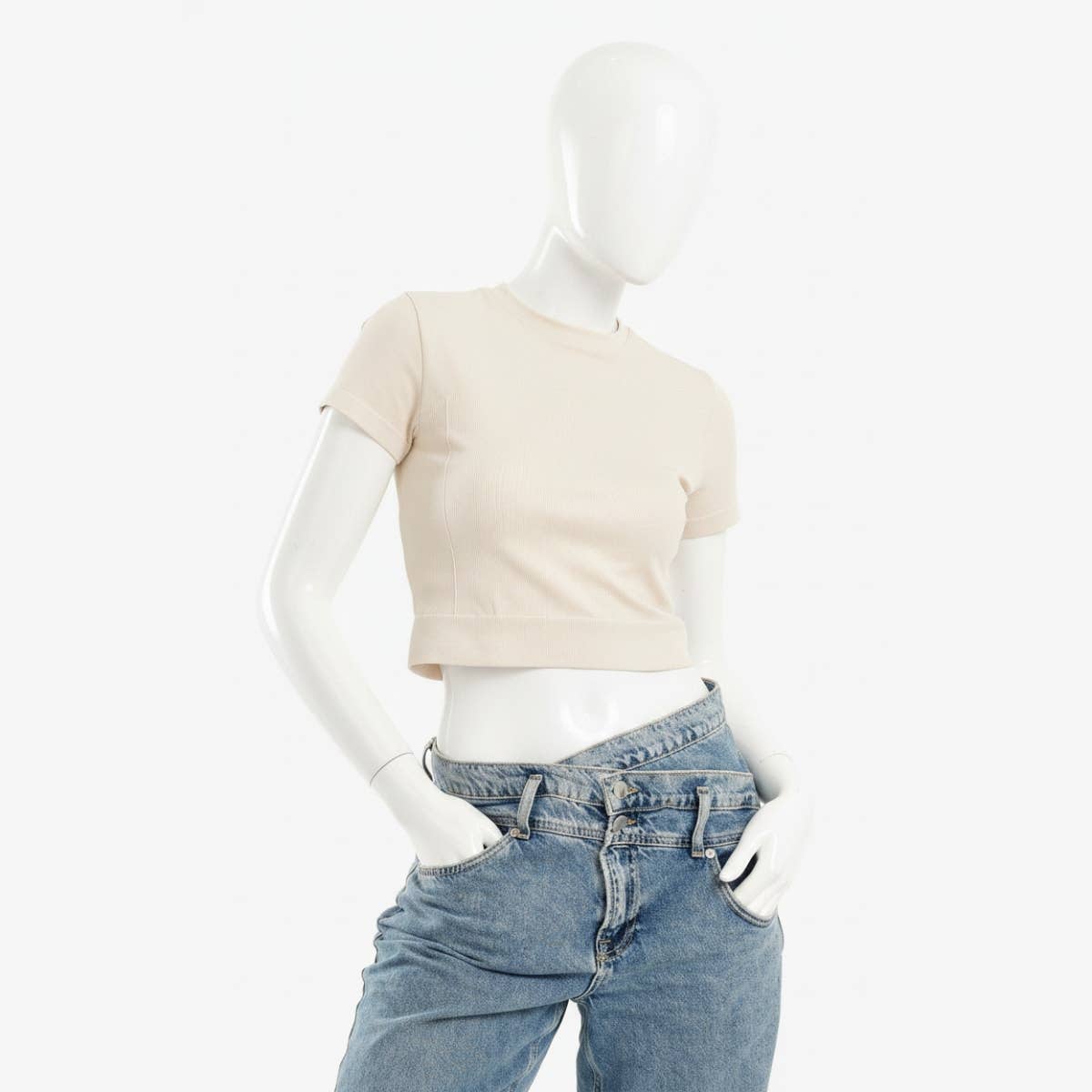 Short Sleeves Cropped Top