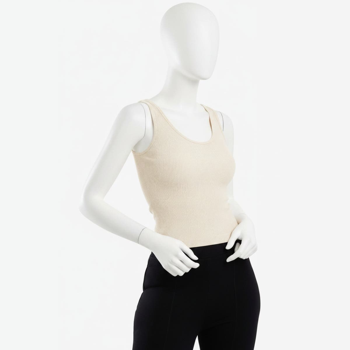 Square Back Ribbed Top