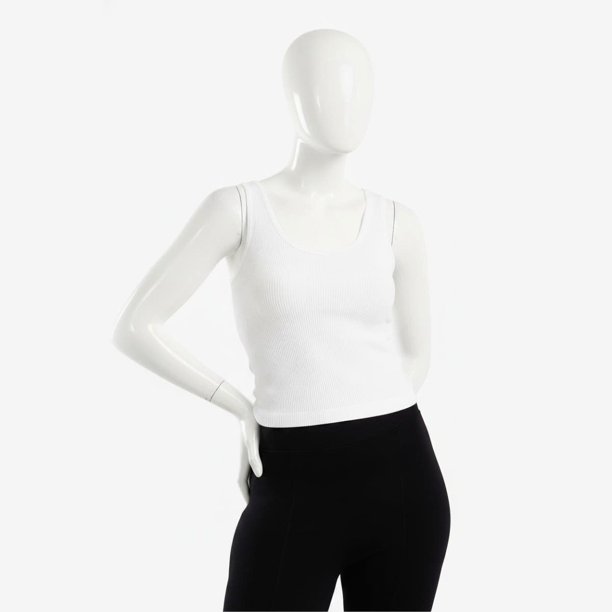 Square Back Ribbed Top
