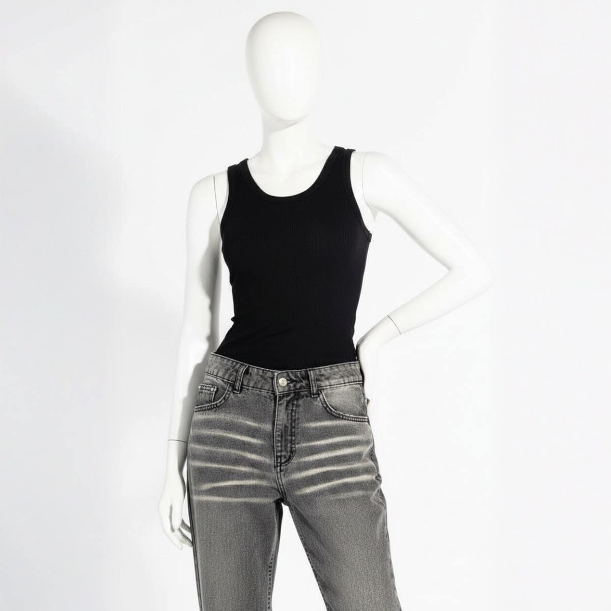 Tank Bodysuit - Black