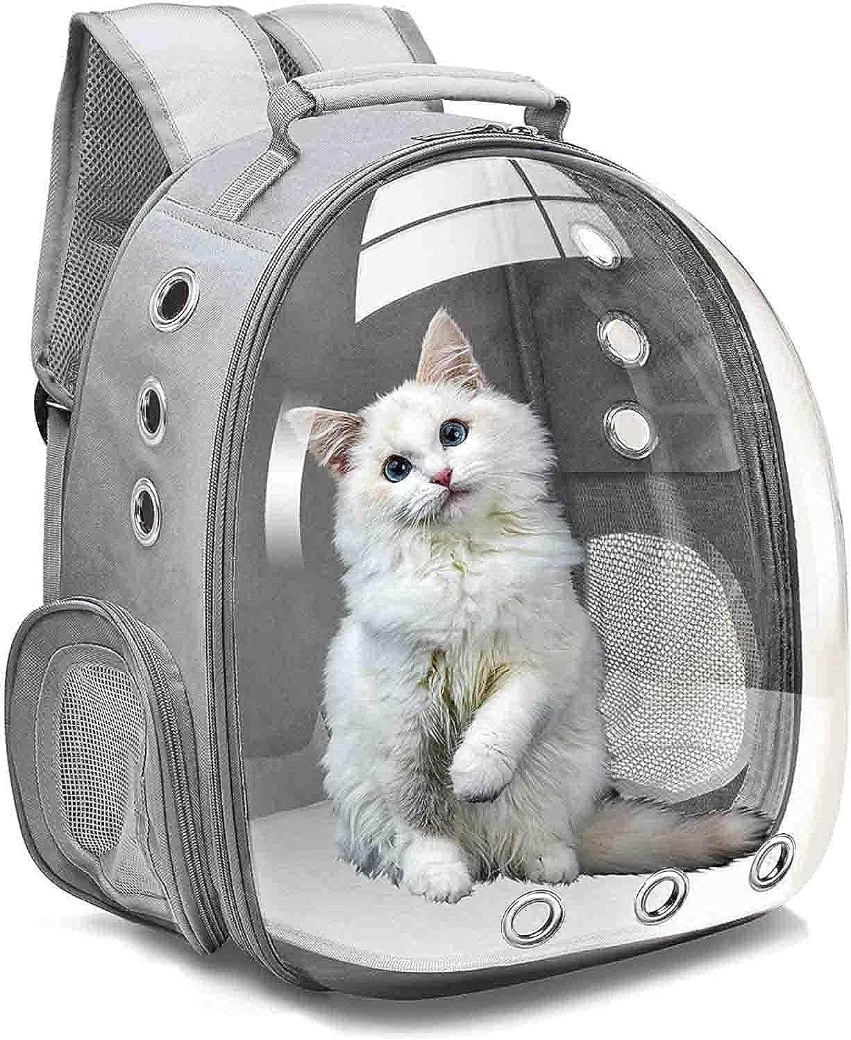Pet Capsule Space Carrier Bag - Grey