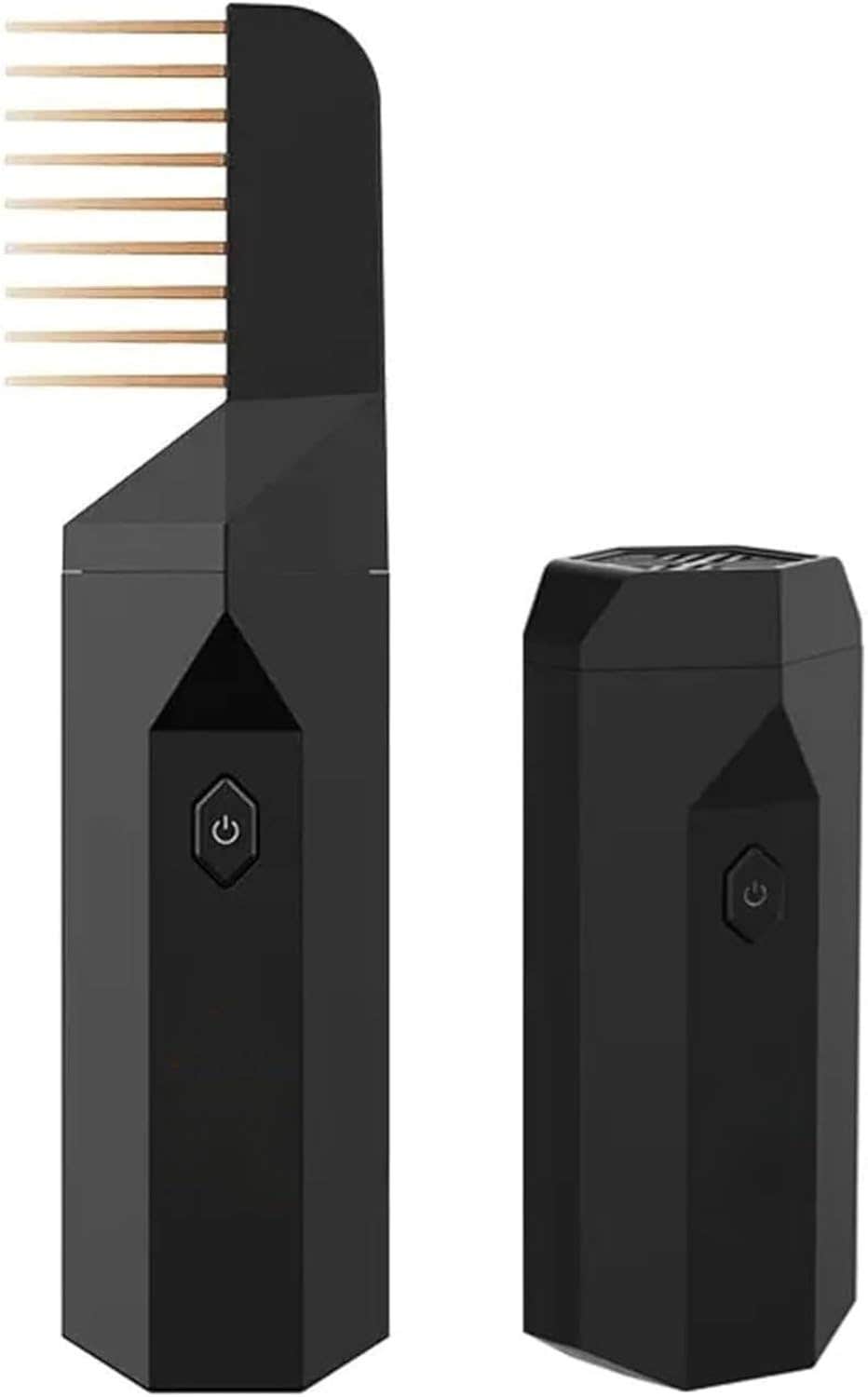 Electric Comb Bakhoor Incense Burner, USB Rechargeable Bakhoor Oud Burner for Home Office & Car (BLACK)