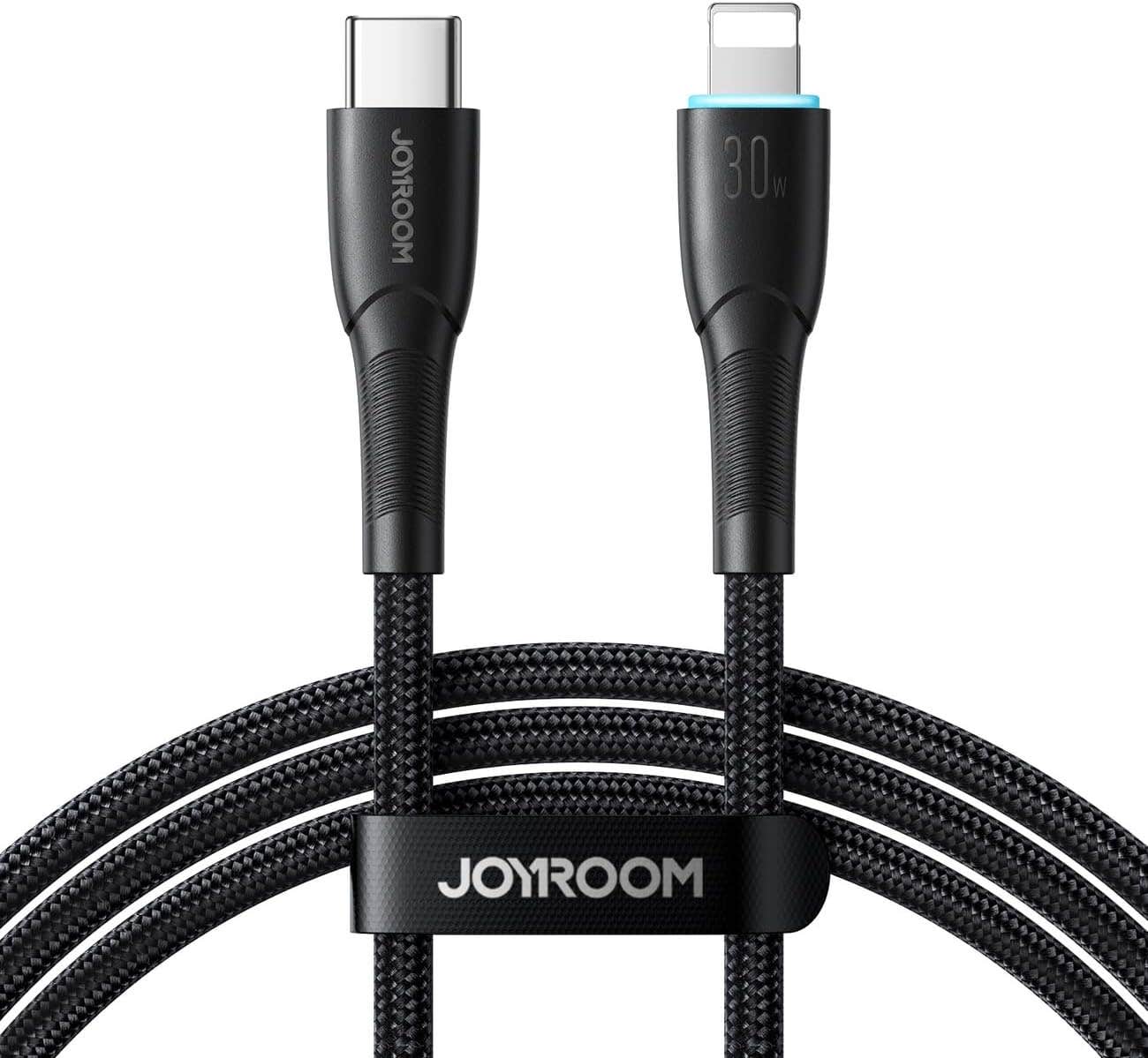 Joyroom Starry Series 30W Fast Charging Data Cable, Type-C to Lightning, 1M - Black