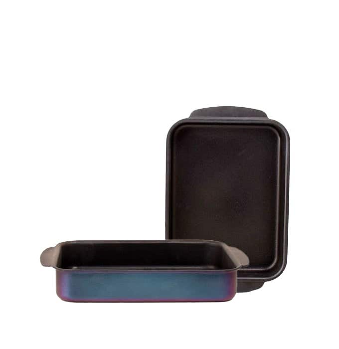 Bianca Granite Rectangle Tray - 30cm | Non-Stick, Even Heat Distribution, Durable