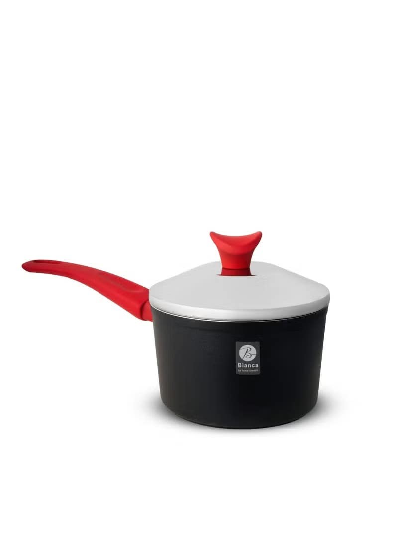 Bianca 16cm Granite Casserole with Stainless Steel Lid