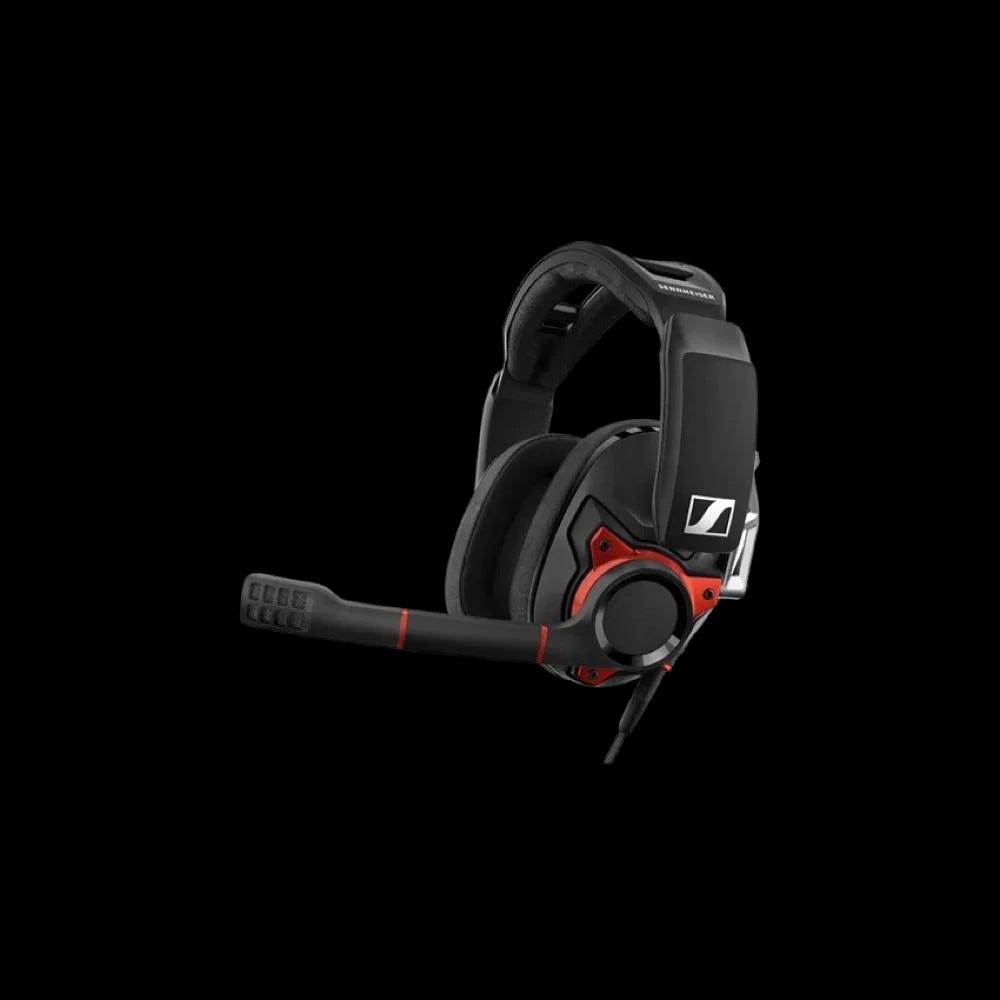 Get EPOS Sennheiser GSP-600 Wired Gaming Headset Black/Red with
