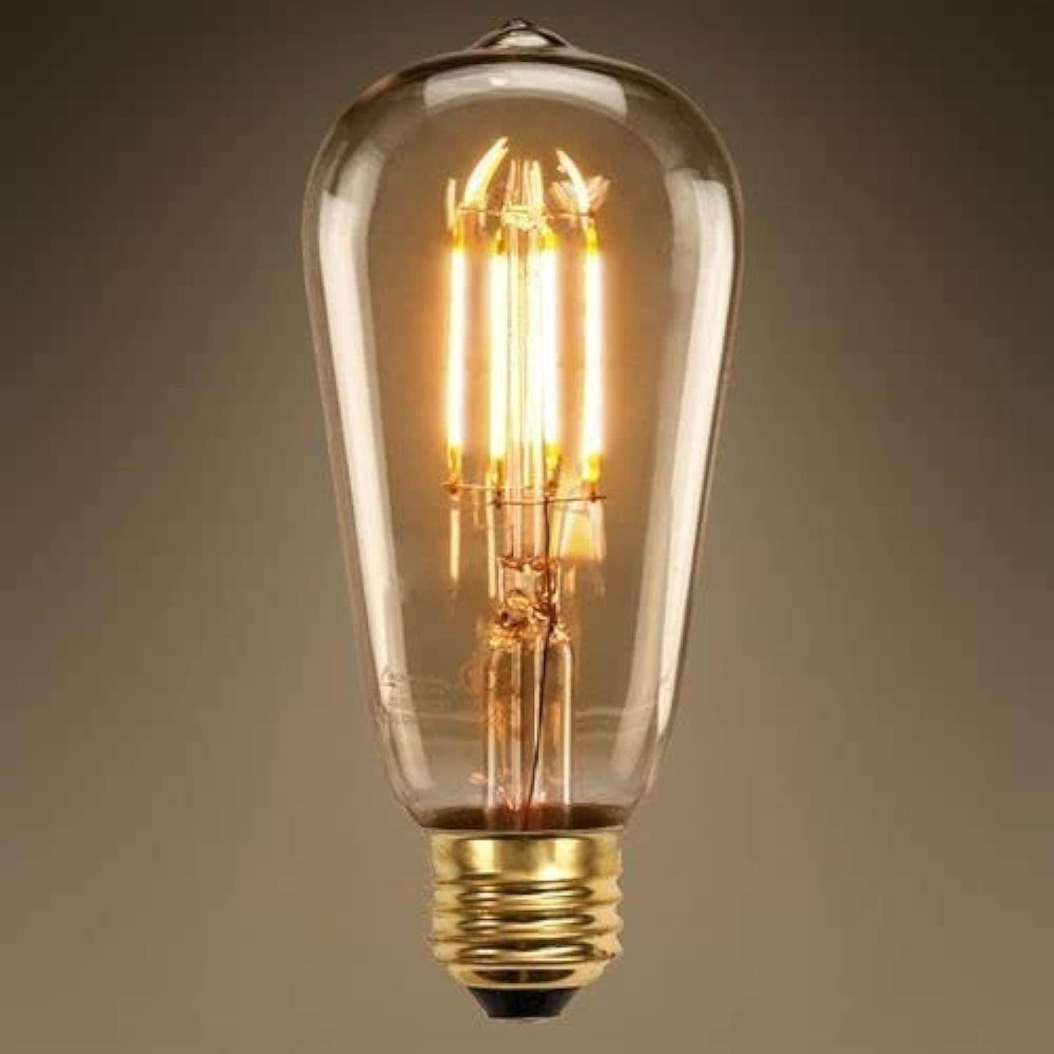 GEN2 LED Filament Technology 4W Decorative Bulb Vintage Vintage Ampoule Replacement Bright Yellow E27