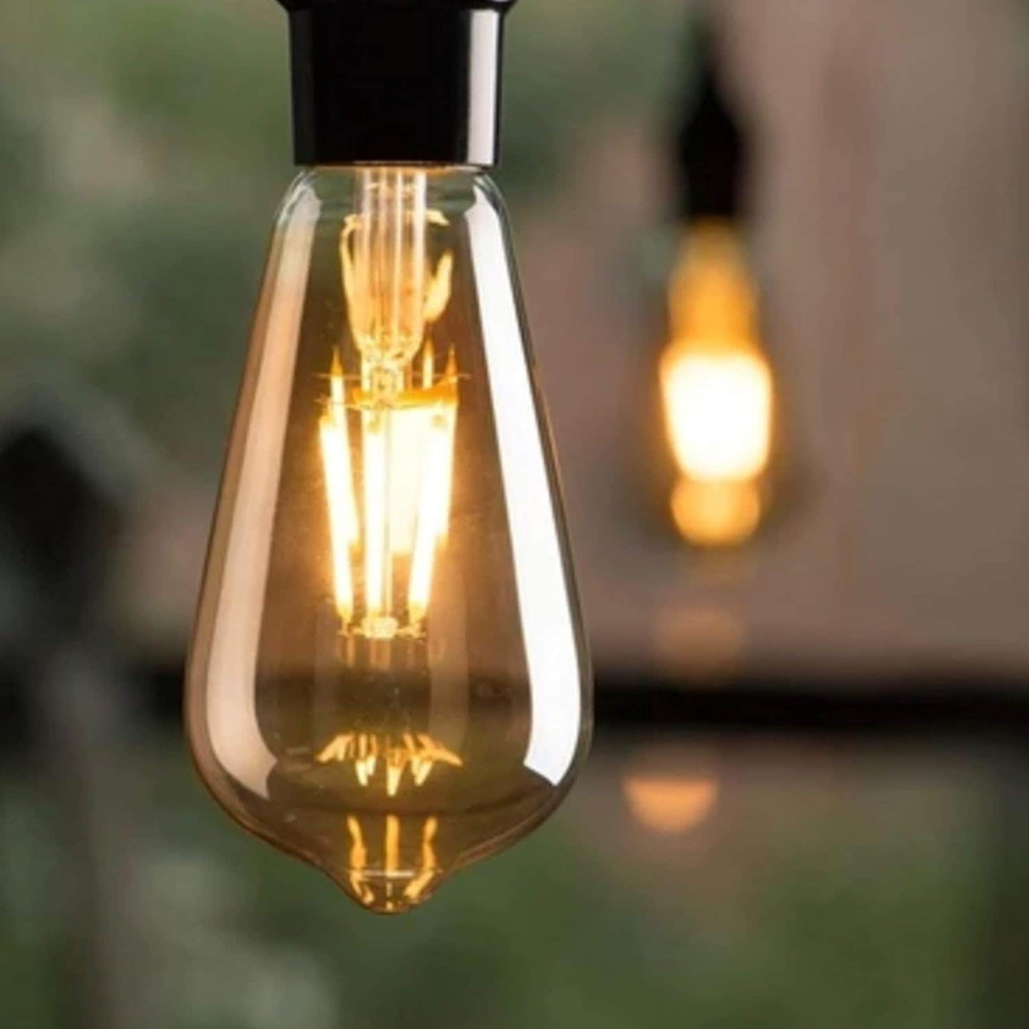 Bailian ST64 Filament LED Yellow Bulb 4W - Pack of 3