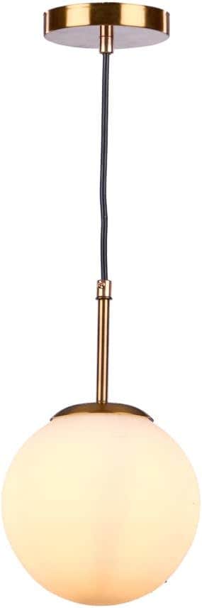 Nagafa Shop Modern Glass Ceiling Lamp - White Gold, Ideal for Living Room, Bedroom - High Quality