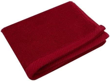 Luxurious Red Cotton Bath Towel - High Water Absorption - 140x70 cm