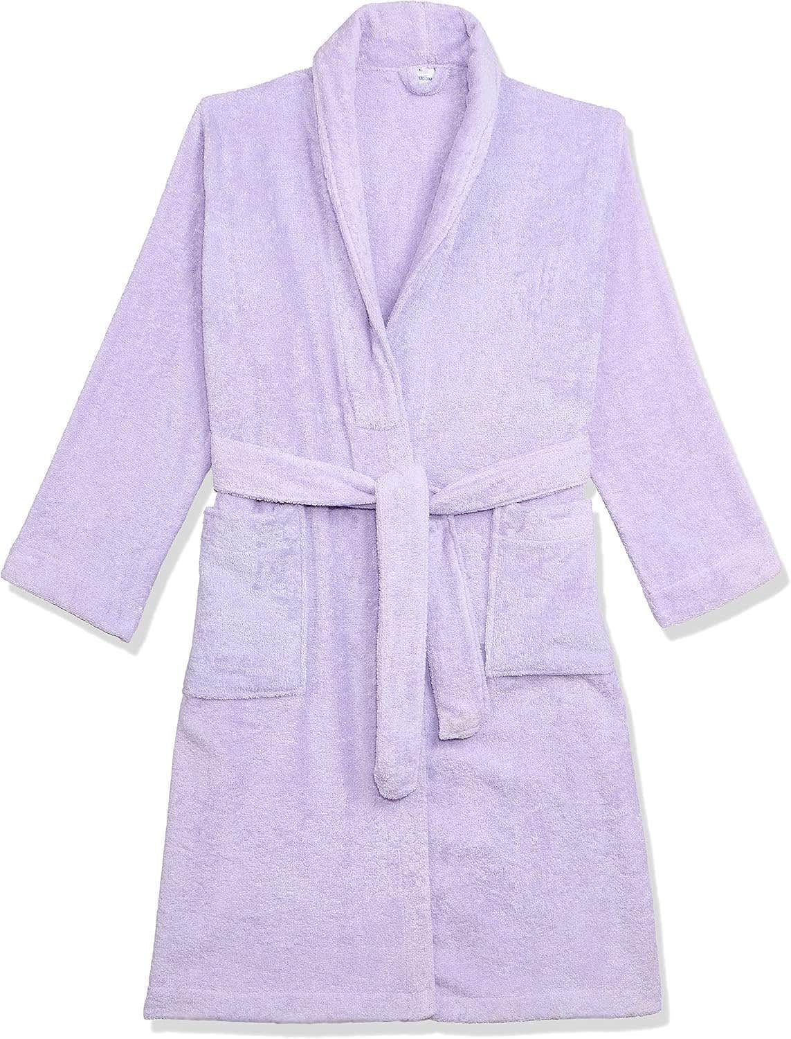 Generic Women's Cotton Bathrobe - Size M | Soft & Absorbent, Made in Egypt | Spa & Home Robe, Quick Dry | Bathroom & Lounge Wear | Egyptian Craftsmanship
