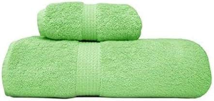 Luxury Egyptian Cotton Bath Towel Set - Mint Green (70x140cm & 50x70cm)