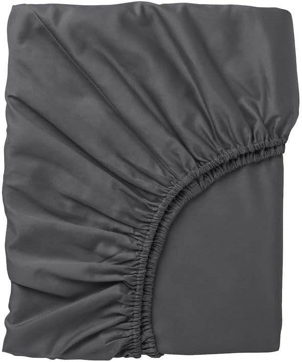 Generic Black Polycotton Sheet Set - 4-Piece (180X200) - Elasticized Edges - Soft & Durable