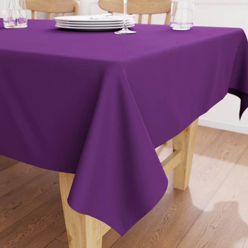 Cotton Table Runner 145*275 cm - Violet - Premium Quality Material