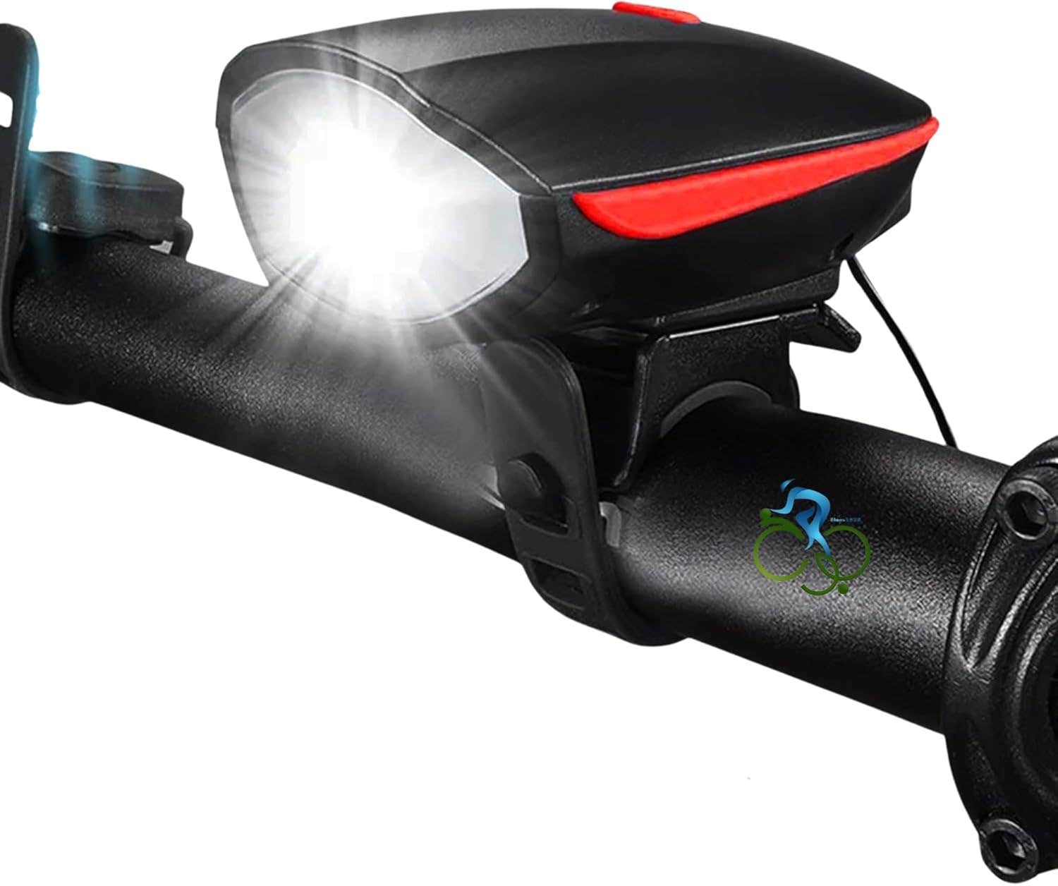 MOHAMED ABO ELGOUKH USB Rechargeable Bicycle Front Light - 250 Lumen, Waterproof, Red