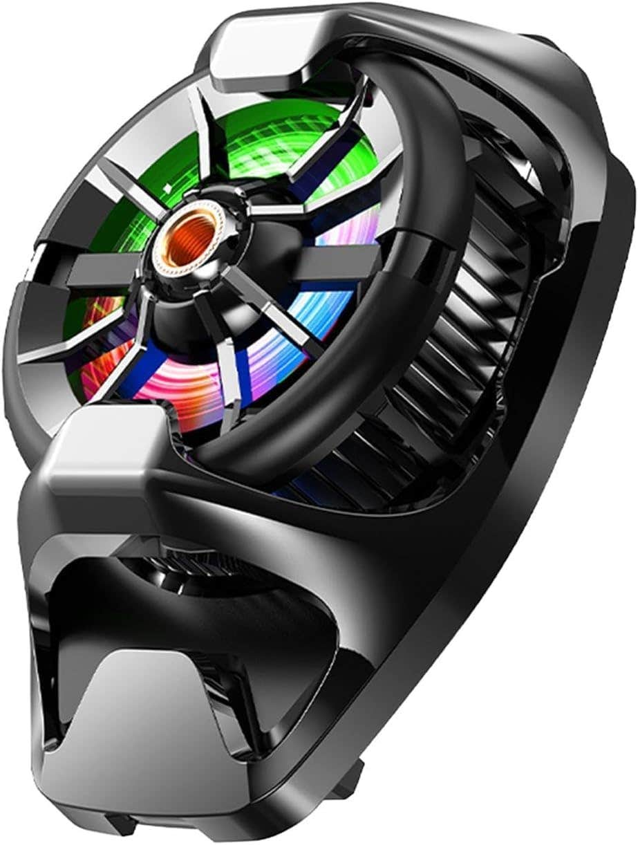 Memo DL22 Cooling Fan - Semiconductor Cooling, RGB Lights, USB-Powered - Gaming & Photography