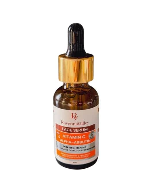 RavennaValley Radiance Clear Vitamin C Face Serum, Brightening for All Skin Types