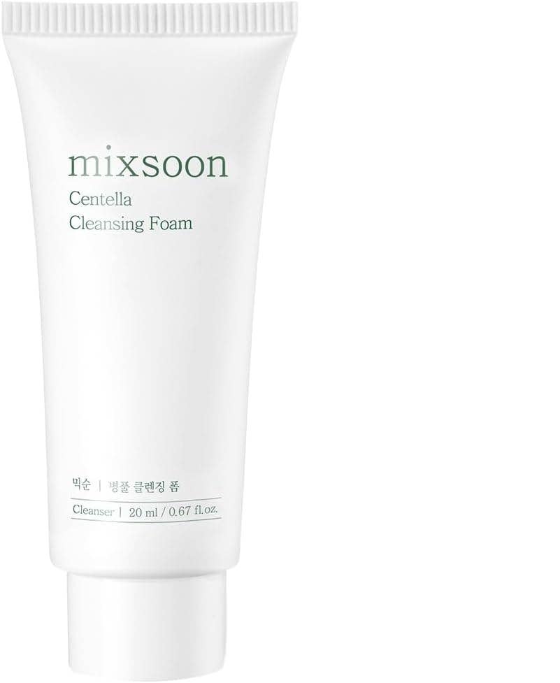 Mixsoon Centella Cleansing Foam 20ml | Soothing Moisturizing Face Wash