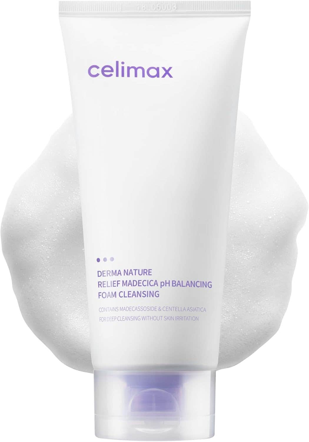 CELIMAX Madecica pH Balancing Foam Cleanser 150ml - Gentle & Hydrating