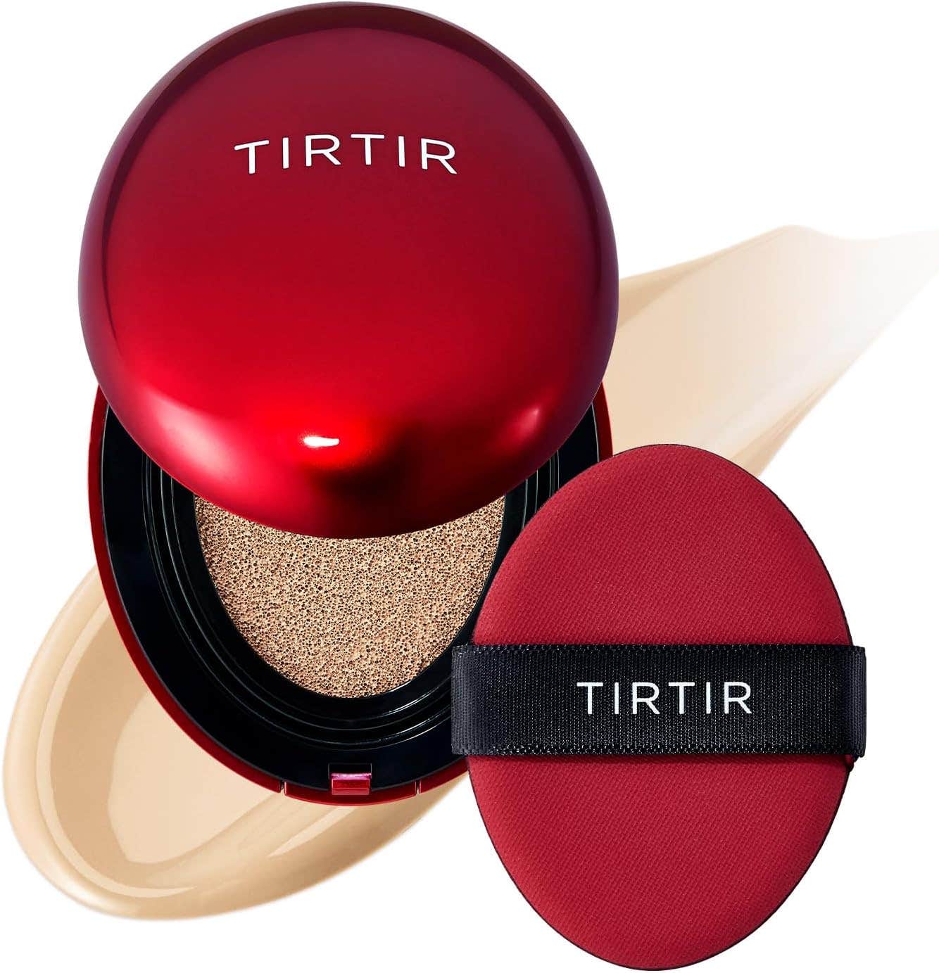 TIRTIR Red Cushion Foundation 21W Natural Ivory - Long-Lasting Glass Skin