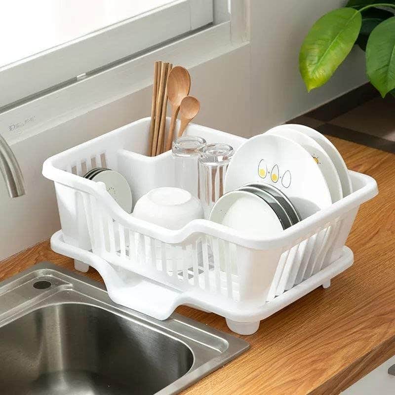 Generic Reiki Kitchen Sink Filler and Filter Dish Drainer Drying Rack for Dishware