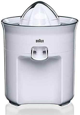 "Braun TributeCollection Portable Citrus Juicer, 60W, Anti-Drip, Direct Serve, 1L Capacity, White"