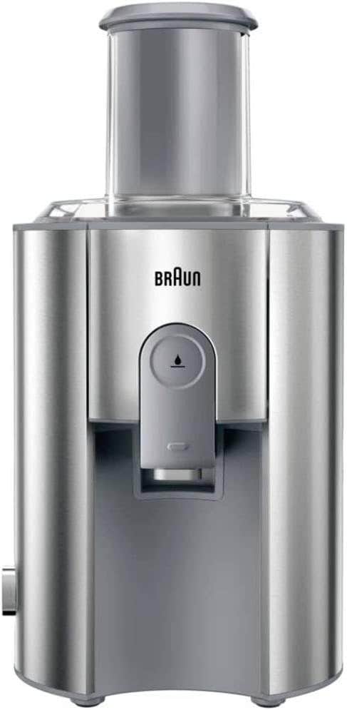 Braun Multiquick 7 Juice Extractor - 1000 Watt Motor, 1.25 Litres - Silver