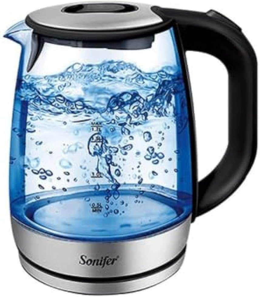 Sonifer SF-2078 Glass Electric Kettle 1.7L Multicolor 2200W