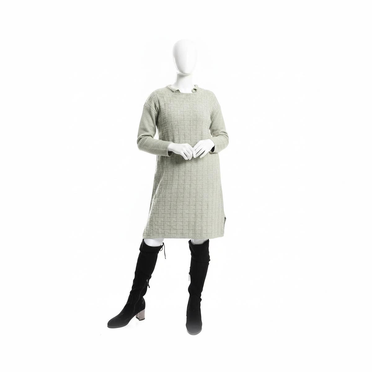 CAESAR Women's Wool Short Dress - Casual Winter Wear