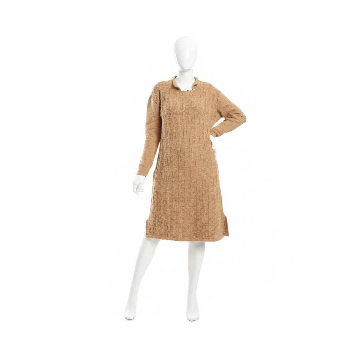 WomenCasual Wool Short Dress