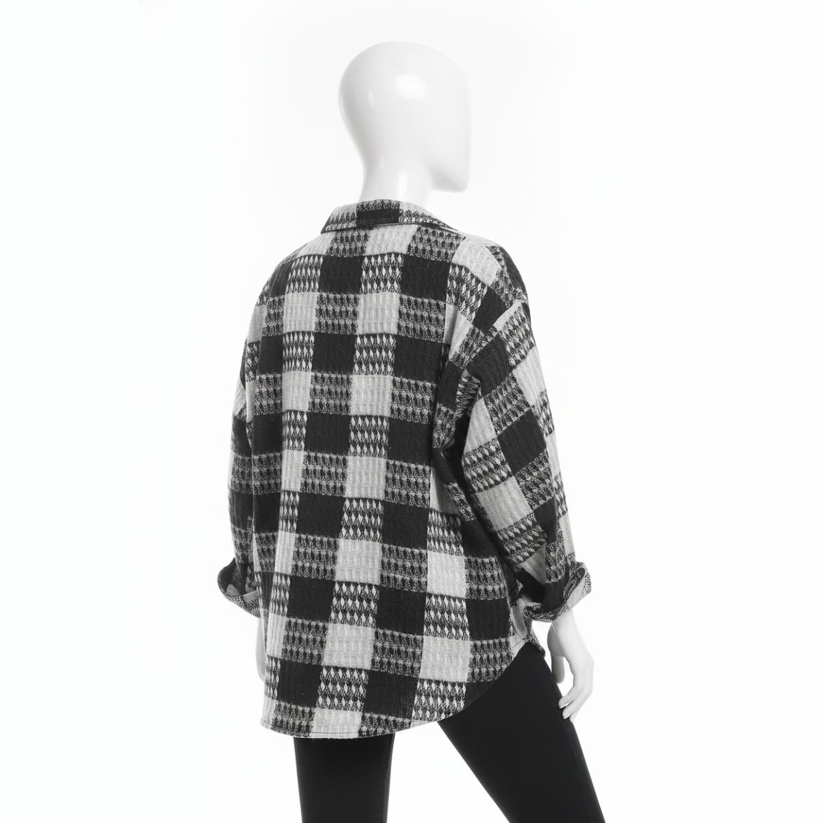 CAESAR Women's Oversized Casual Shirt with Collar and Buttons