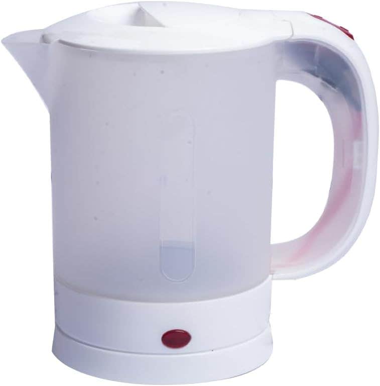 Generic Portable Travel Electric Water Kettle 0.6L - Fast Boiling 1200W - Healthy Plastic - Indicator Light