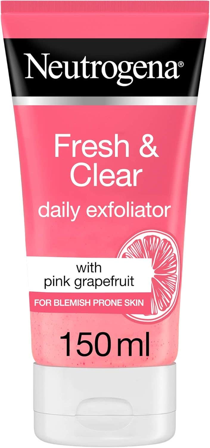 Neutrogena Pink Grapefruit Face Scrub, Salicylic Acid & Vitamin C, 150ml