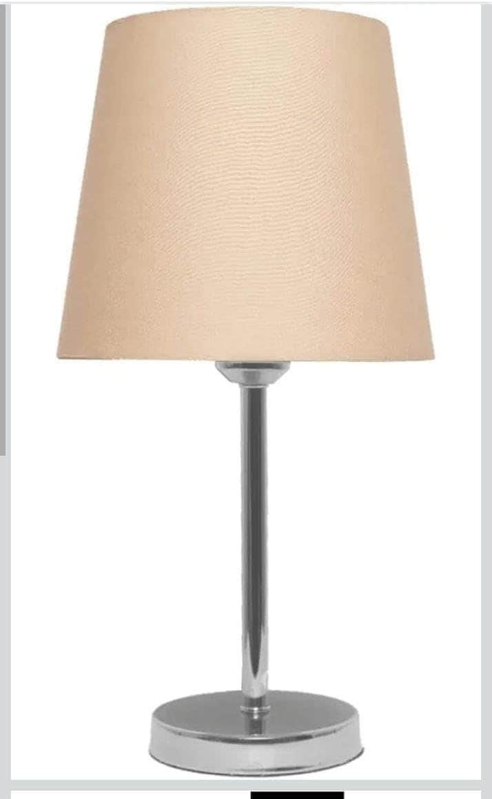 Modern Stainless Steel Table Lamp, Beige, 40x15x30 cm