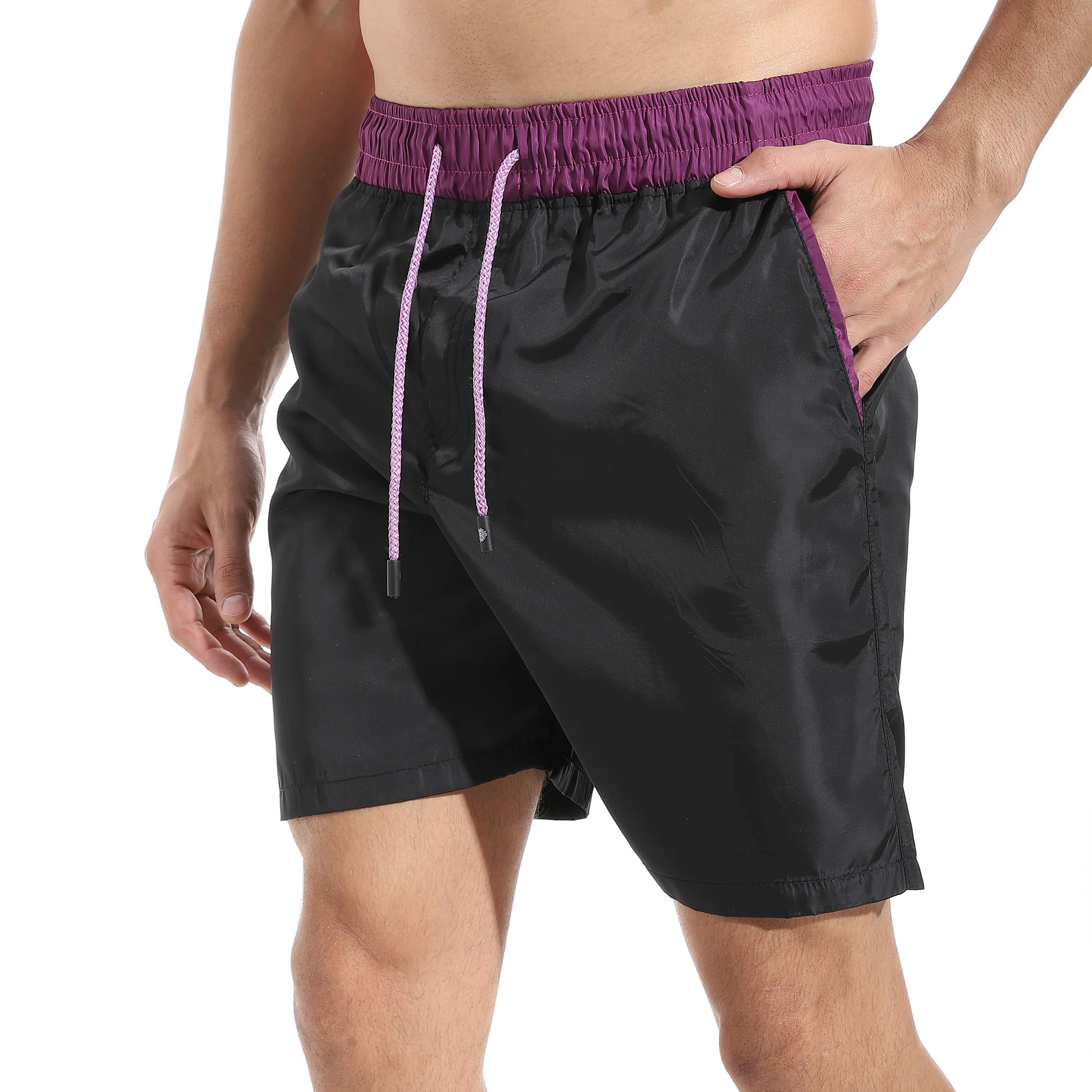 CAESAR Men's Waterproof Swim Shorts with Side Pockets - Lightweight & Quick Dry