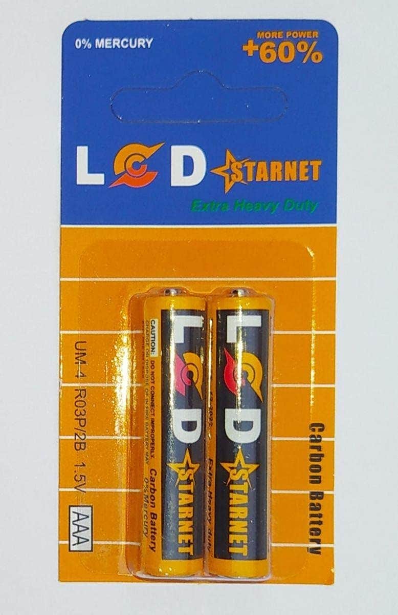 LCD Remote Control Batteries 1.5V - 2 Pairs - Brand: LCD