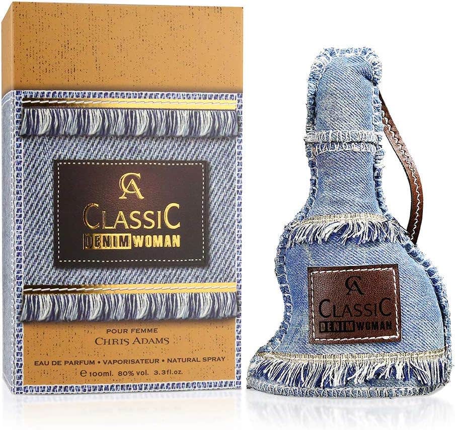 CHRIS ADAMS Classic Denim Woman Eau de Parfum - 100 ml - Woody, Floral & Musk