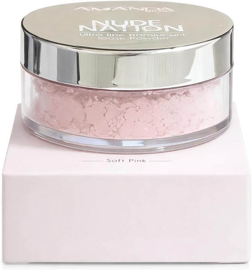 Nude Nation Ultra Fine Translucent Loose Powder - Soft Pink, 1g - Oil Control & Pore Minimizer