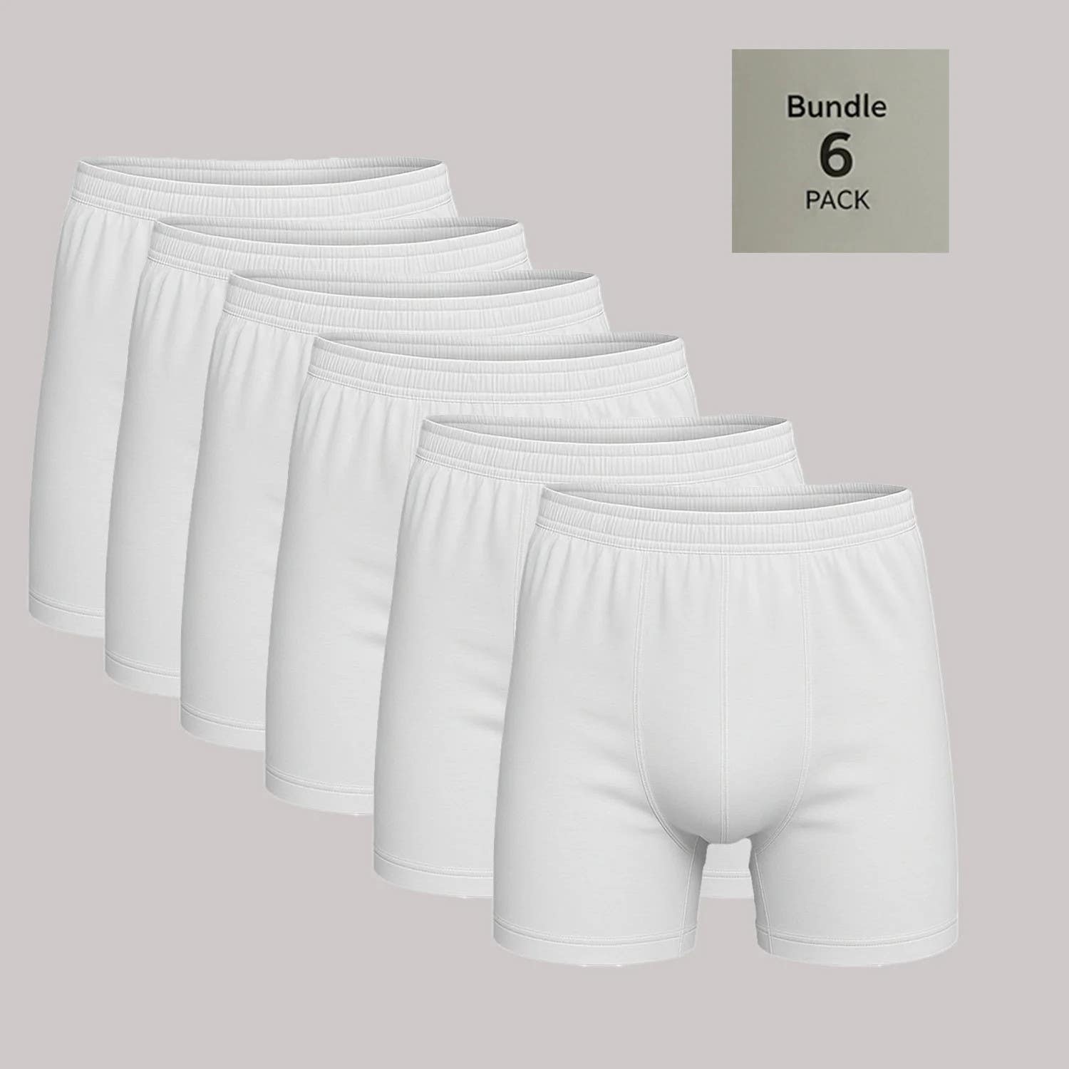 Men's six-piece underwear shorts bundle