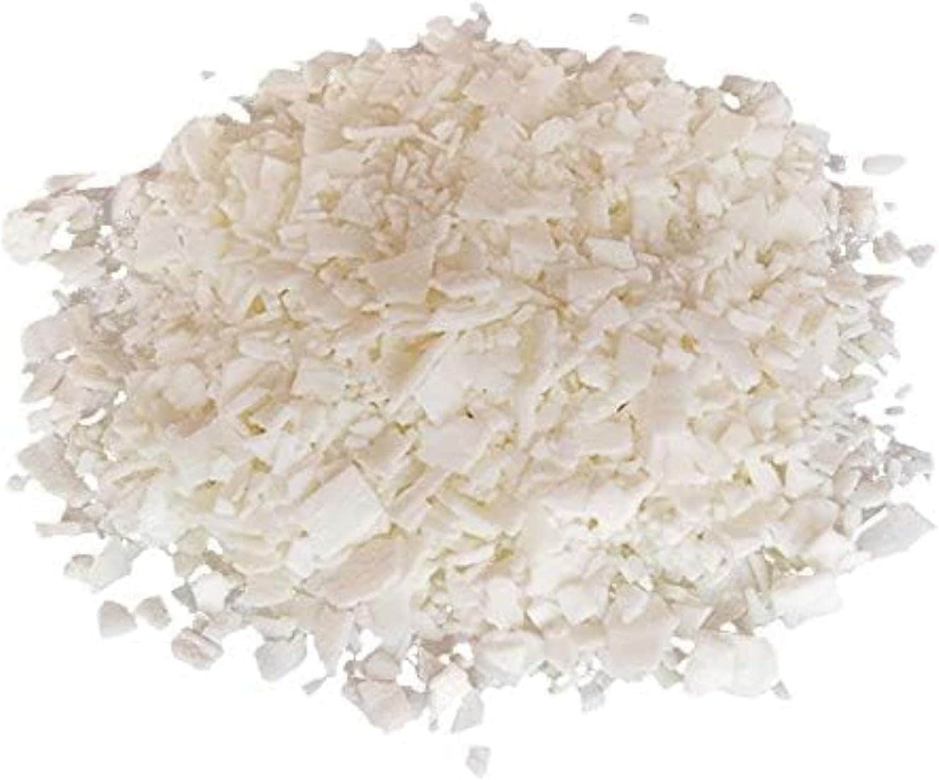 Pure White Soy Wax Flakes 1lb - Natural Soy Wax Bulk for Candle Making DIY