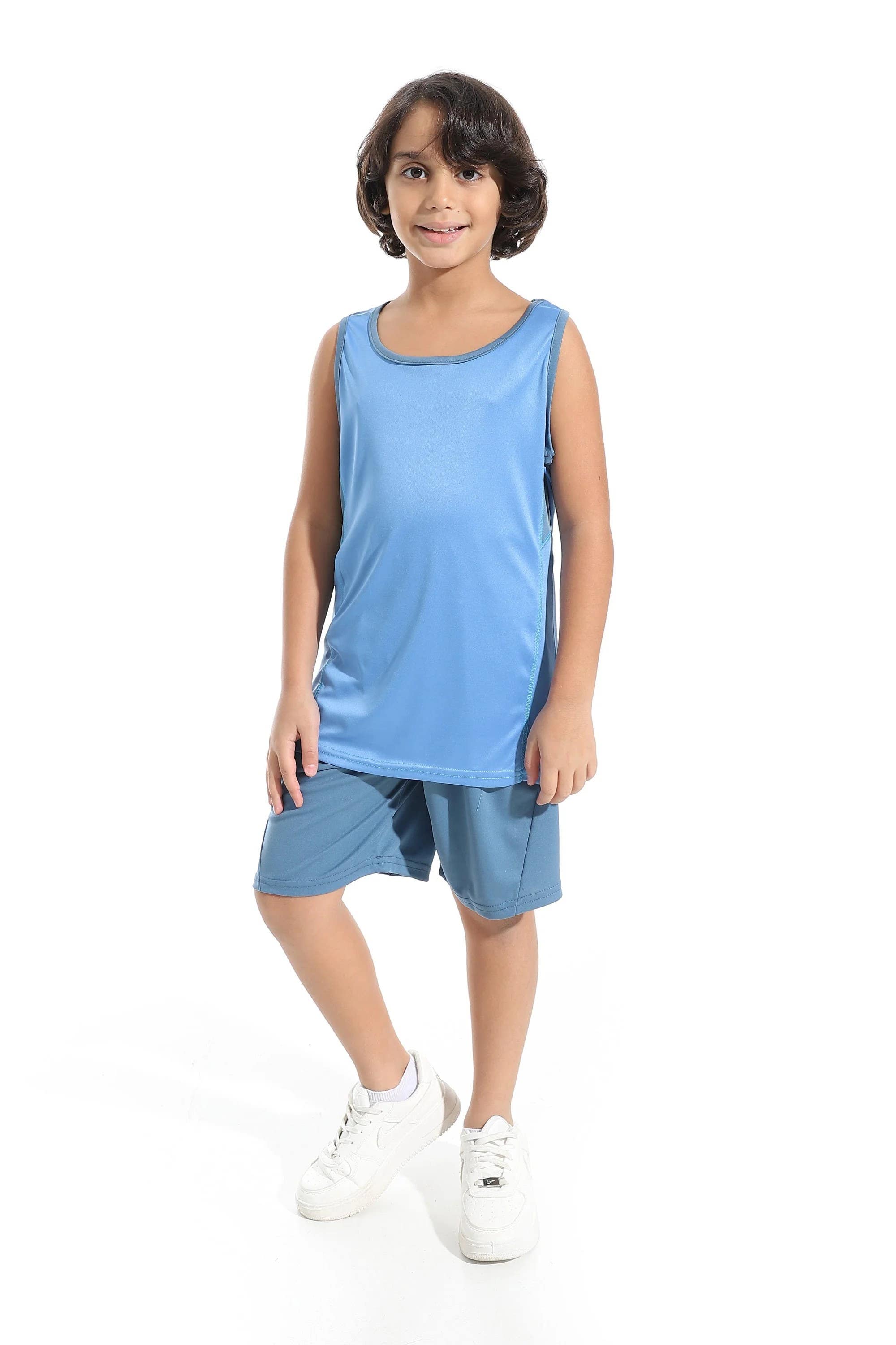 Boys’ Tracksuit Sleeveless with Shorts