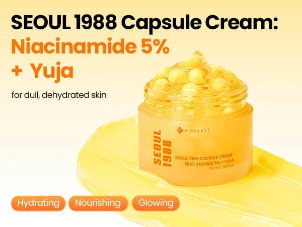 K-SECRET SEOUL 1988 Capsule Cream : Niacinamide 5% + Yuja 50ml
