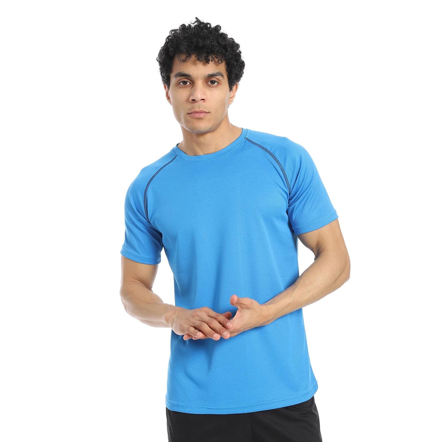 Mens Sport T-Shirt With Round Neck