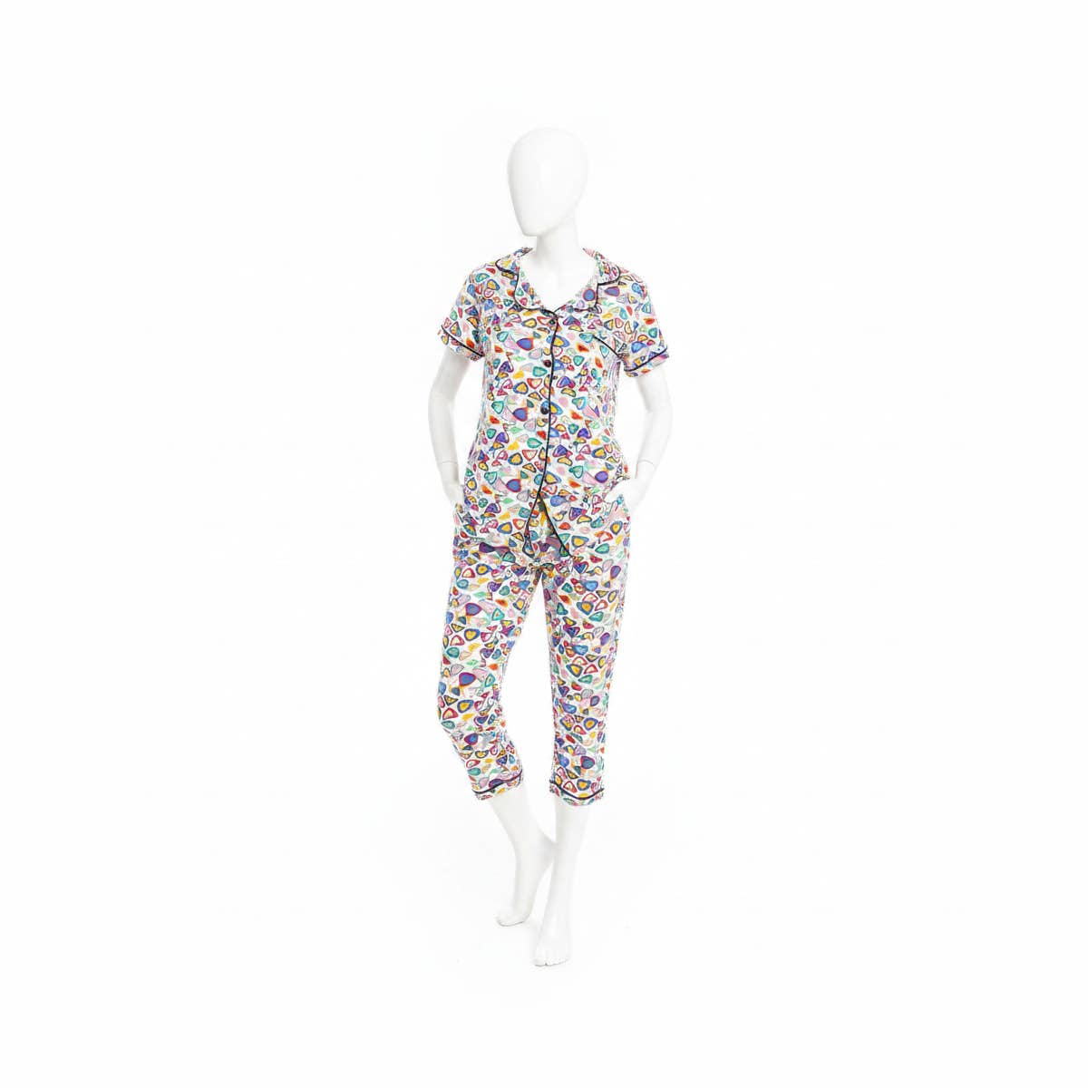 Women's pajamas with a Crew neck